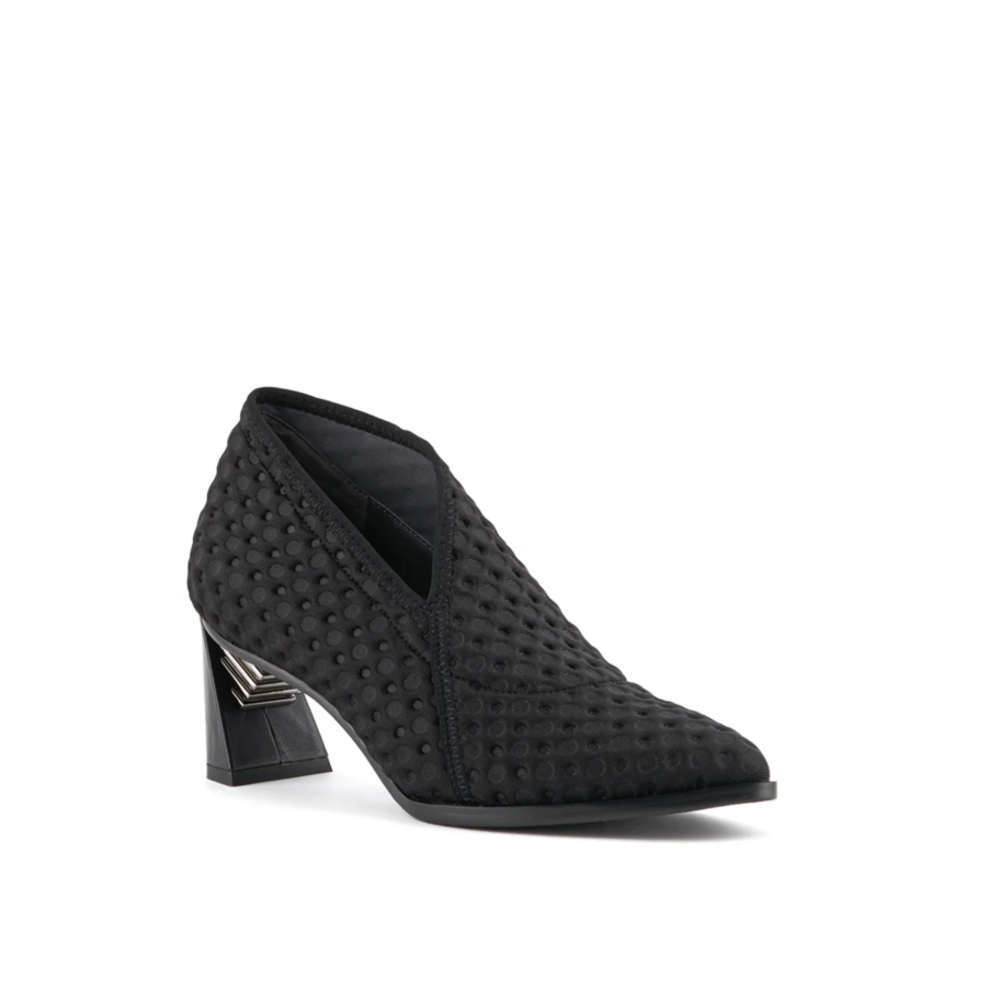 Elegant Black Women's Heeled Shoes